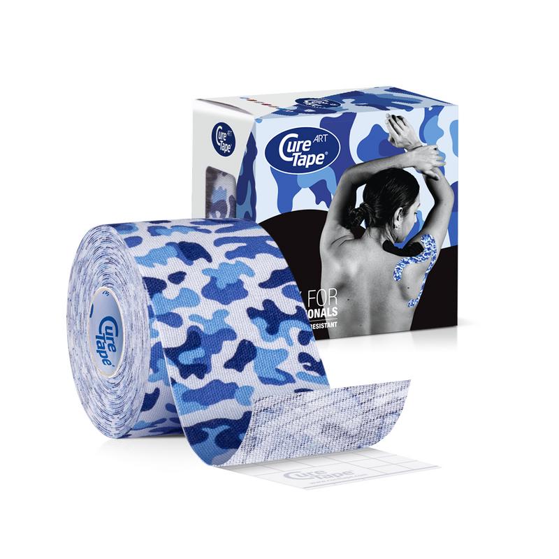 Cure Tape Art army blue 5cm x 5m 1.00 Stuks