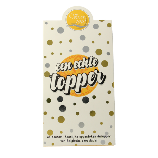 Voor Jou! Cadeau doos young duimpjes topper 100.00 Gram