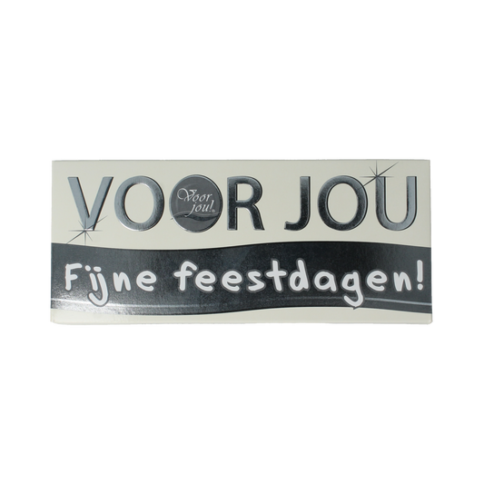 Voor Jou! Wensreep fijne feestdagen 70.00 Gram