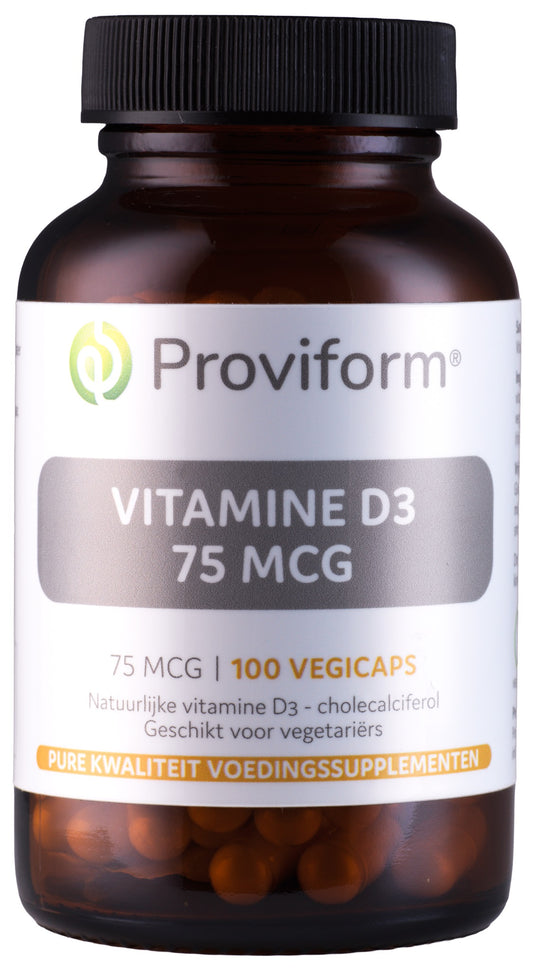 Proviform Vitamine D3 75mcg 100 Vegetarische capsules