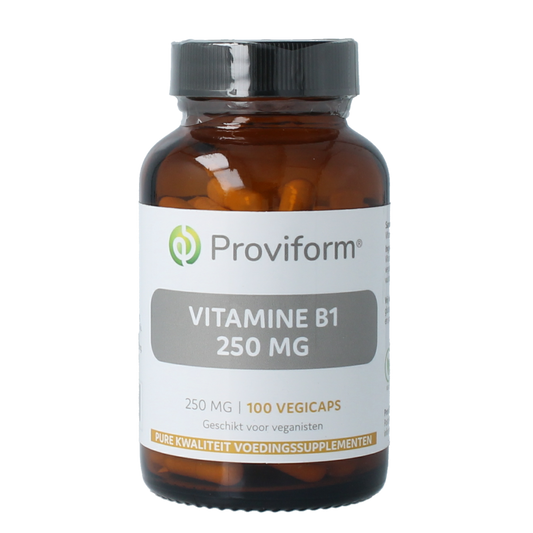 Proviform Vitamine B1 thiamine 250mg 100.00 Vegetarische capsules