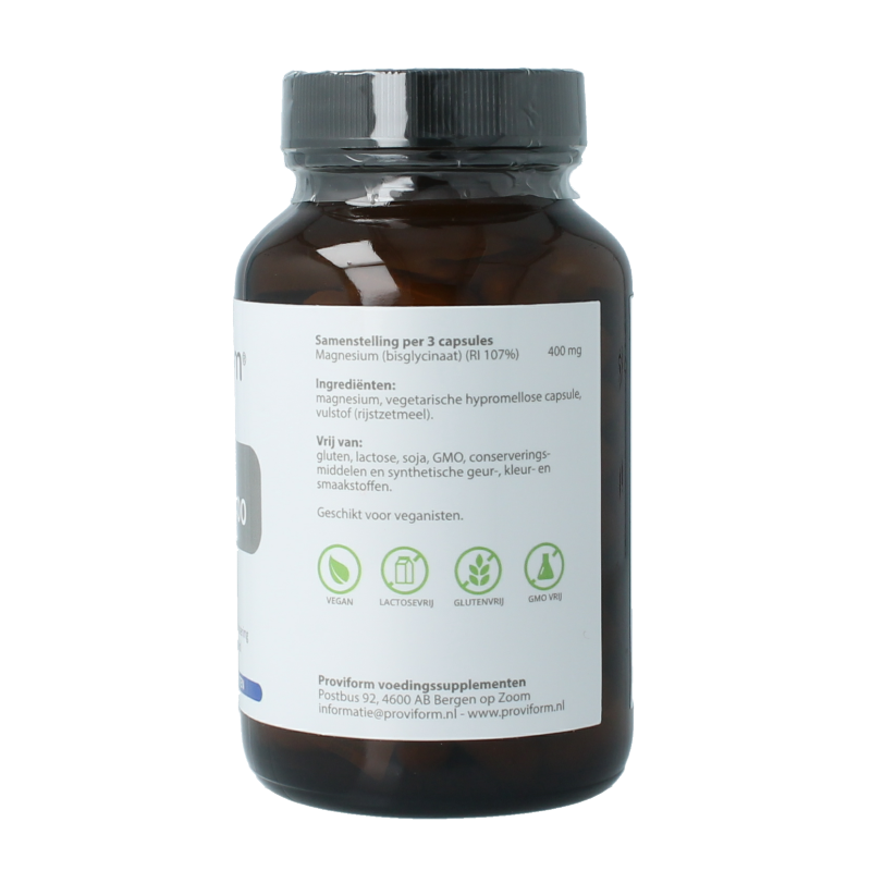 Proviform Magnesium bisglycinaat 400 90 Vegetarische capsules