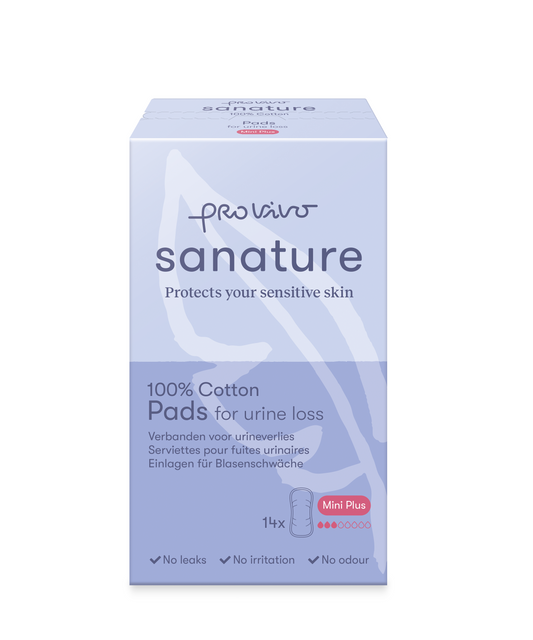Sanature Pro vivo incontienentieverband katoen mini plus 14.00 Stuks