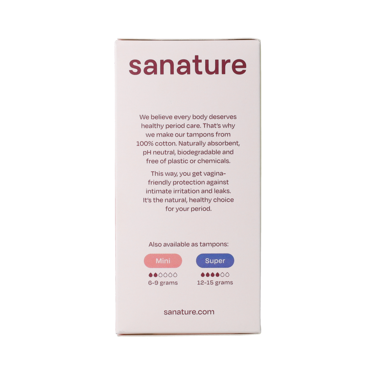 Sanature Tampons normal 16.00 Stuks