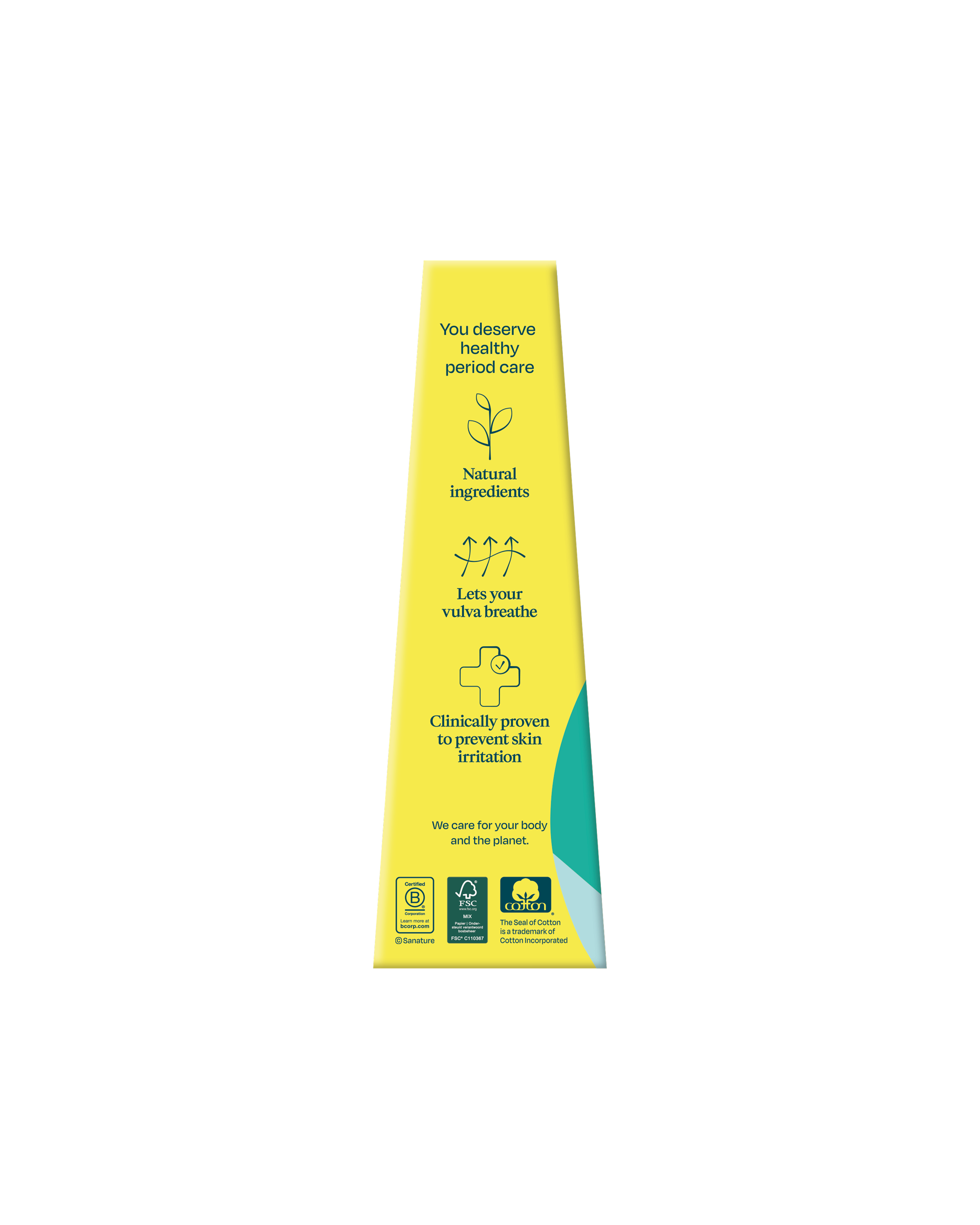 Sanature inlegkruisjes string for women, pack of 24, hygienic protection, soft fabric, discreet fit, Sanature brand