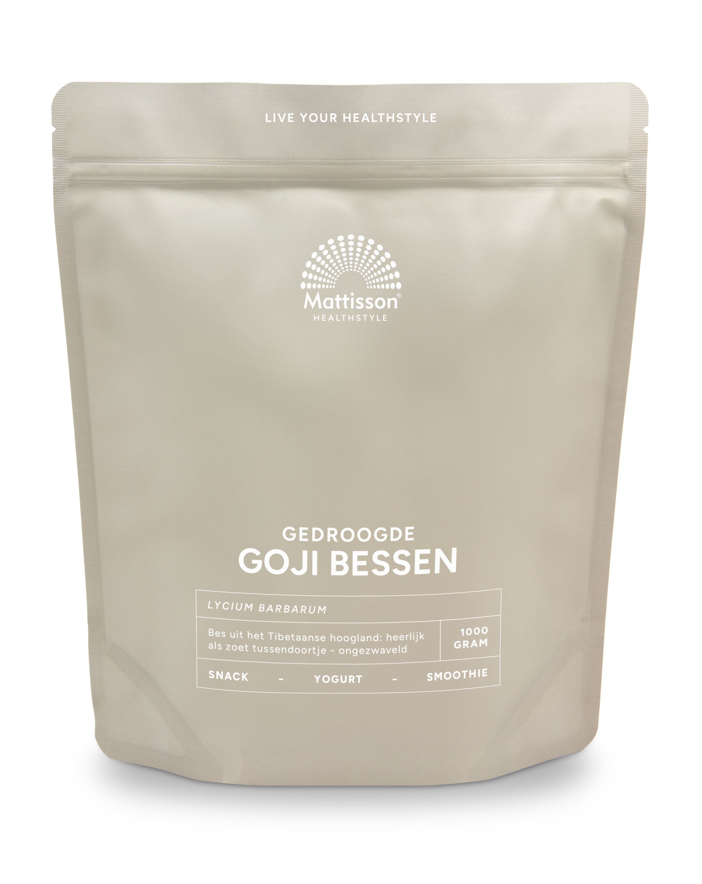 Mattisson Gedroogde goji bessen 1.00 Kilogram