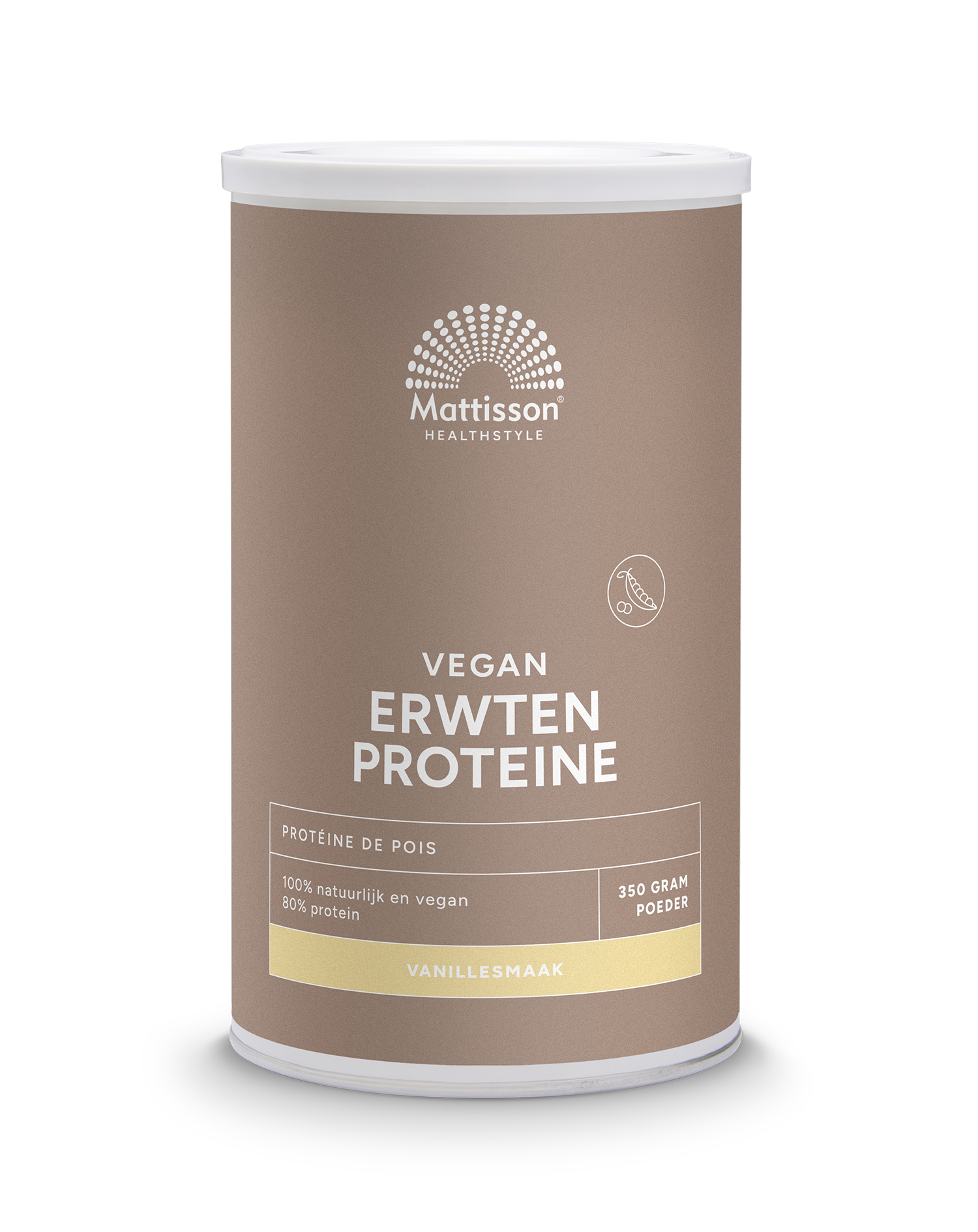 Mattisson Absolute erwten proteine vanille vegan 350 Gram