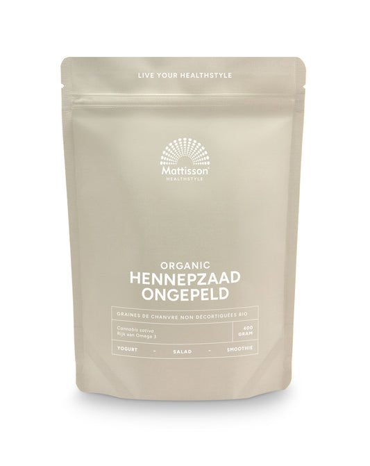 Mattisson Hennepzaad ongepeld bio 400.00 Gram