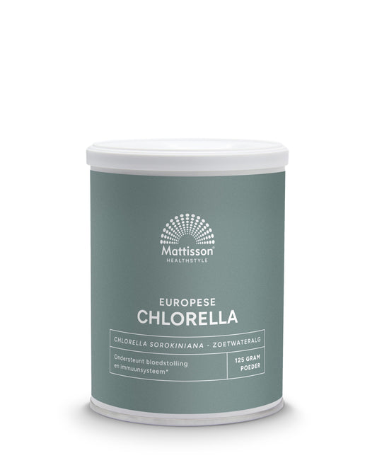 Mattisson Chlorella poeder Europees 125.00 Gram