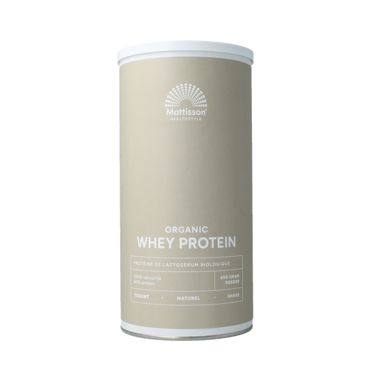 Mattisson Wei whey proteine naturel 80% bio 450 Gram