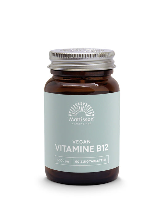 Mattisson Vitamine B12 methylcobalamine 5000mcg 60 Zuigtabletten