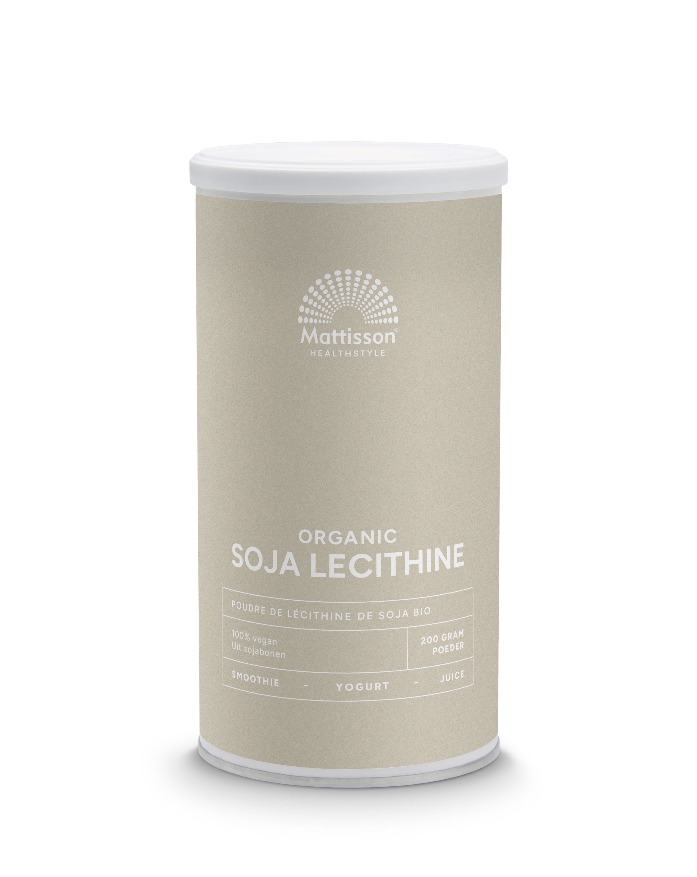 Mattisson Soja lecithine poeder bio 200.00 Gram