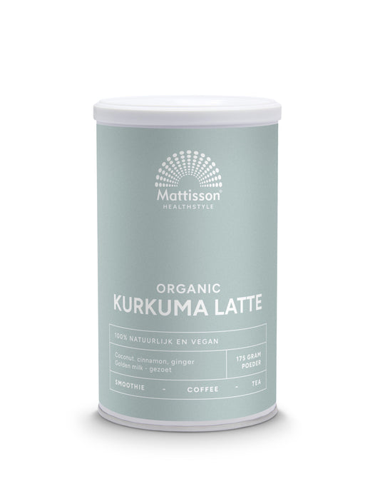 Mattisson Latte kurkuma goldenmilk gezoet kaneel - kokos bio 175.00 Gram