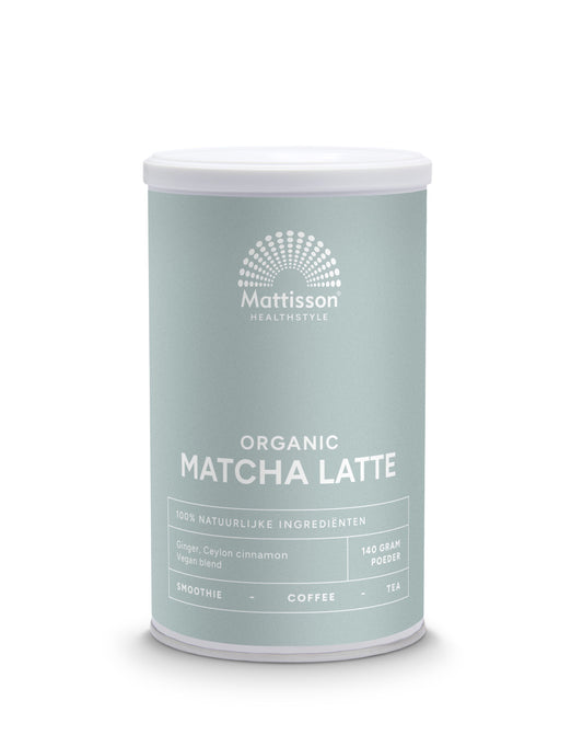 Mattisson Latte matcha gember - Ceylon kaneel bio 140.00 Gram