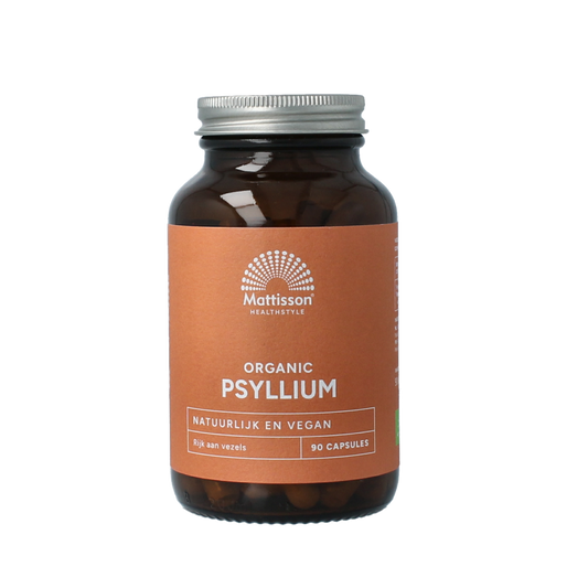Mattisson Psyllium Husk 750mg bio 90.00 Vegetarische capsules