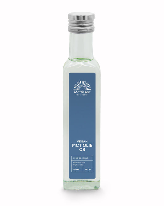 Mattisson MCT olie C8 - coconut pure - 99% caprylic acid 250.00 Milliliter