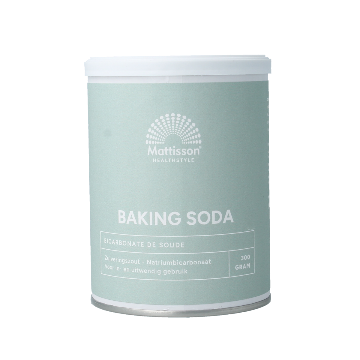 Mattisson Baking soda zuiveringszout natriumbicarbonaat 300.00 Gram