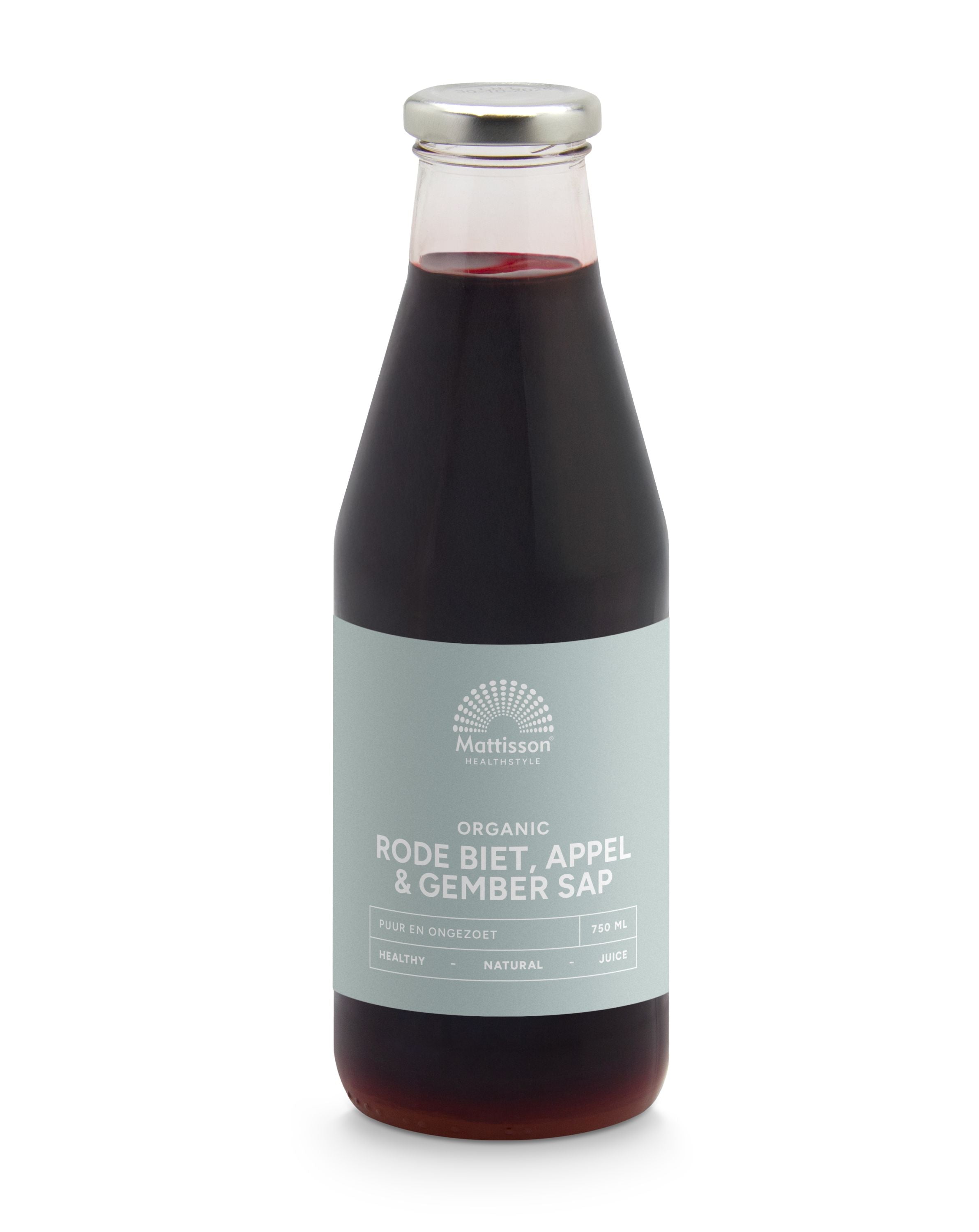 Mattisson Rode biet appel & gembersap bio 750 Milliliter