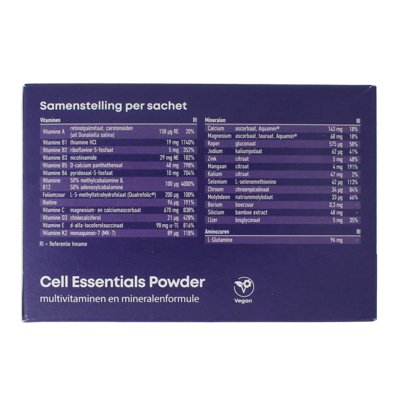 CellCare Cell Essentials multivitamine poeder 30 Zakjes