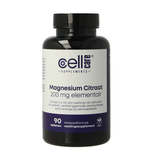 CellCare Magnesium 200mg elementair  90.00 Tabletten