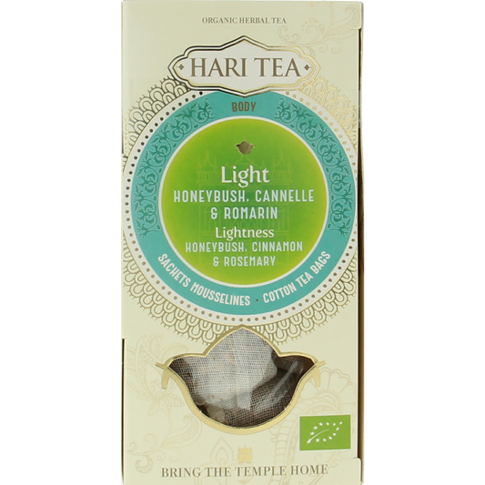 Hari Tea Honeyrush cinnamon rosemary lightness bio 10.00 Stuks