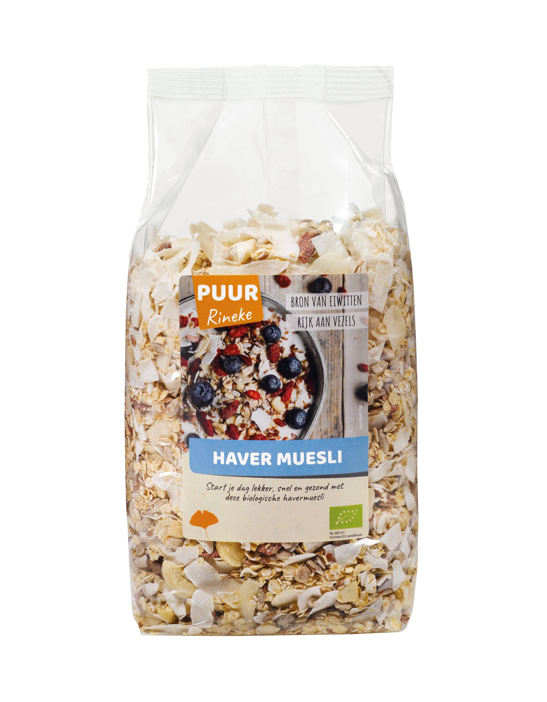 Puur Rineke Haver muesli bio 750 Gram