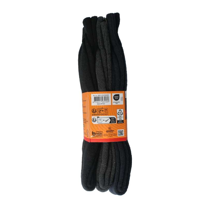 Apollo Thermosok 43-46 assorti donker 3 Paar