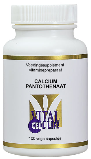 Vital Cell Life Vitamine B5 calciumpantothenaat 200mg 100.00 Capsules