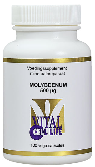 Vital Cell Life Molybdenum 500 mcg 100.00 Capsules