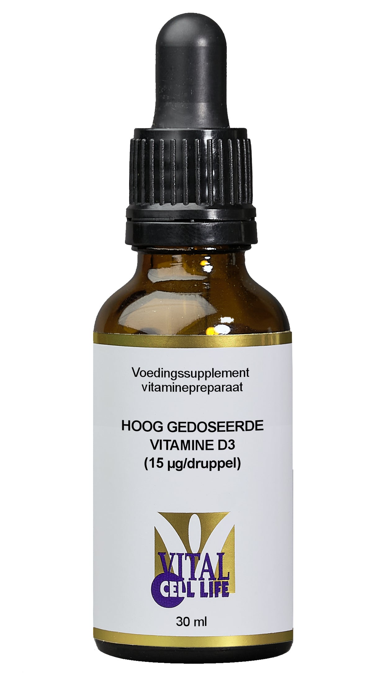 Vital Cell Life Vitamine D3 15mcg druppels 30 Milliliter