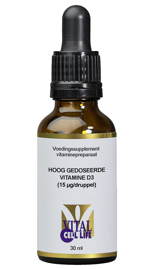 Vital Cell Life Vitamine D3 15mcg druppels 30 Milliliter