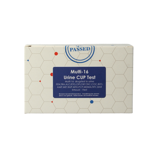 Testjezelf.nu Multi 16 drugstest cup urine 1.00 Stuks