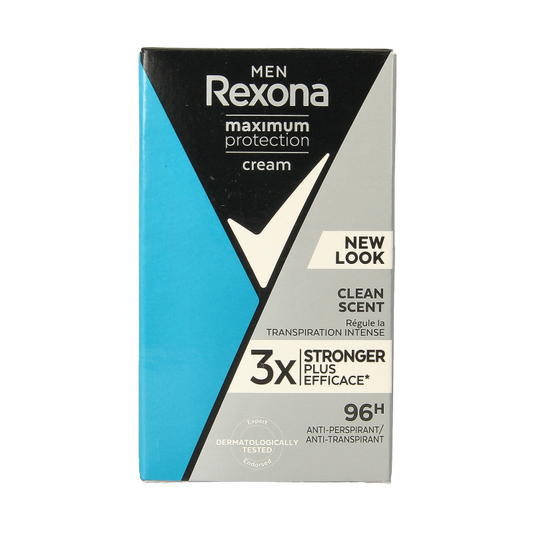 Rexona Deodorant stick men max protect clean scent 45 Milliliter