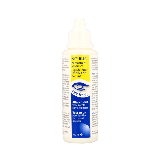 Eyefresh No rub alles-in-1 vloeistof zachte lenzen 100.00 Milliliter