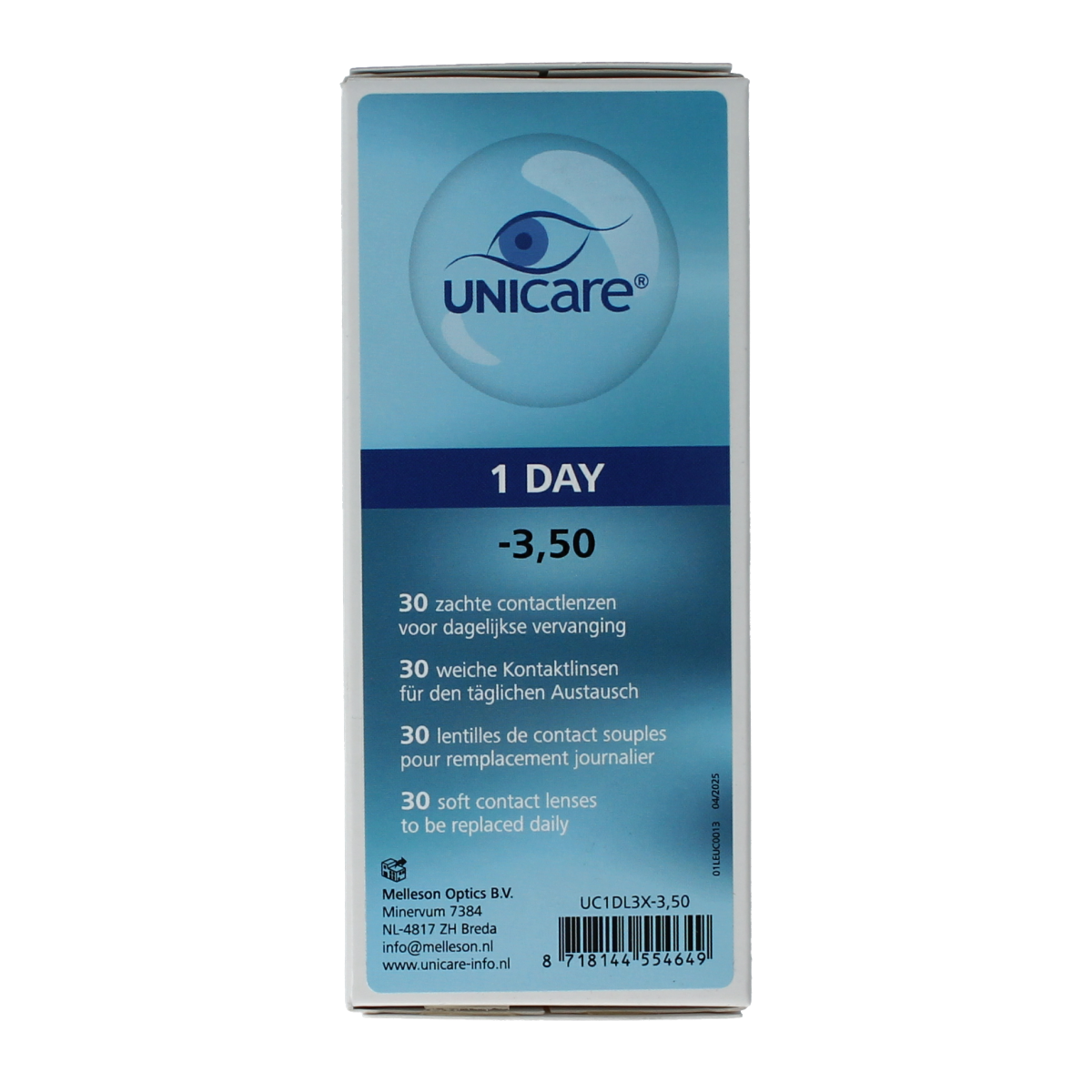 Unicare Daglenzen -3.50 30.00 Stuks