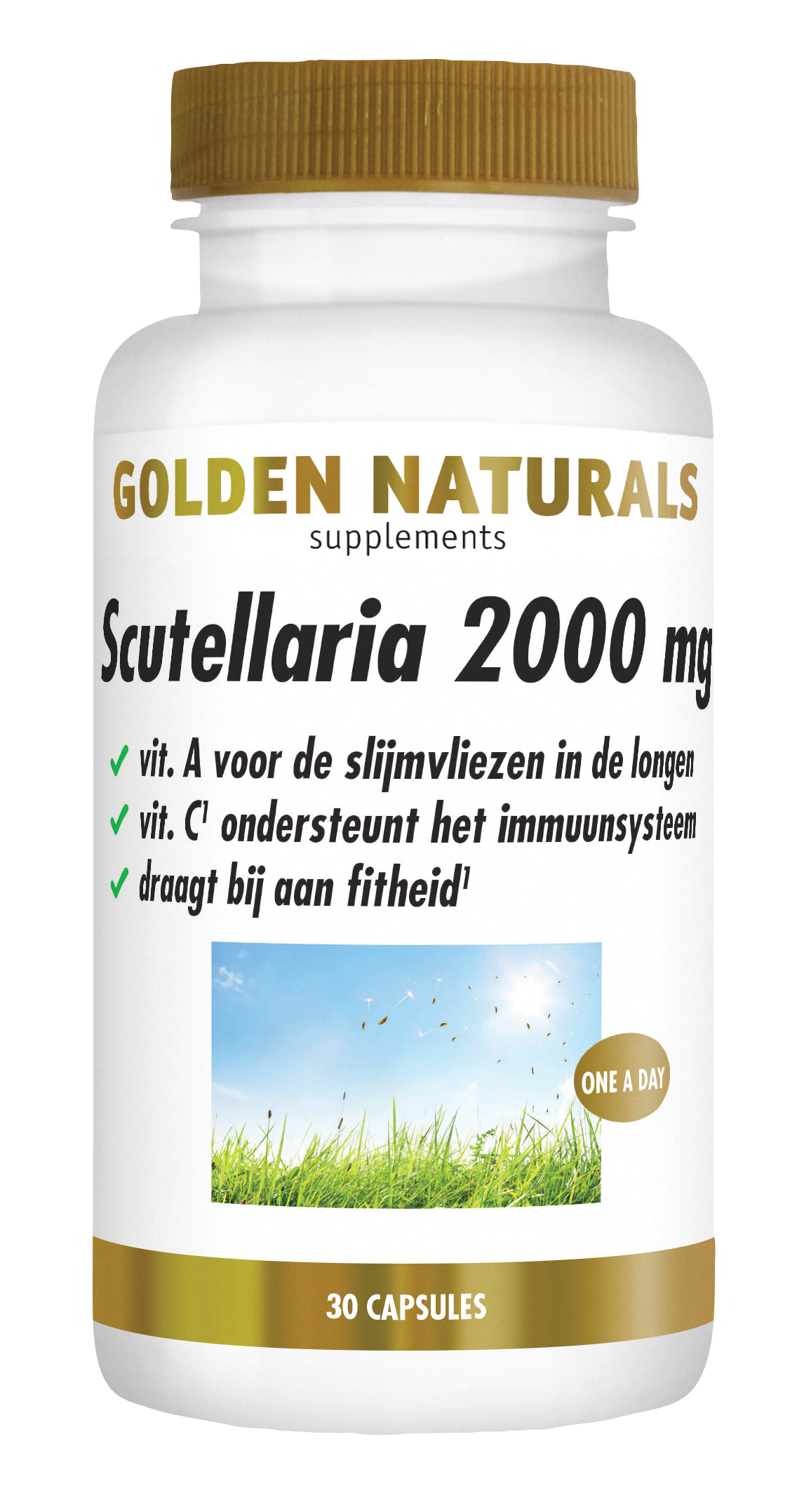 Golden Naturals Scutellaria 2000mg 30.00 Capsules