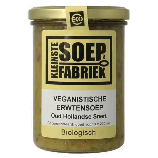 Kleinstesoepfabriek Erwtensoep/snert veganistisch bio 400.00 Milliliter
