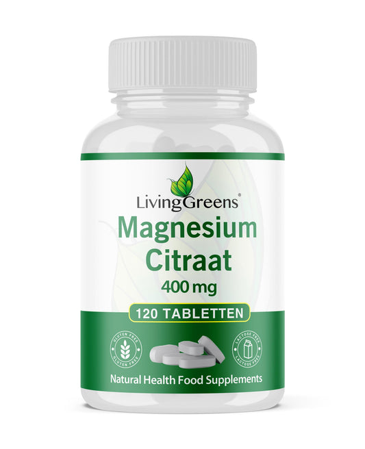 Livinggreens Magnesium citraat 400mg 120 Tabletten
