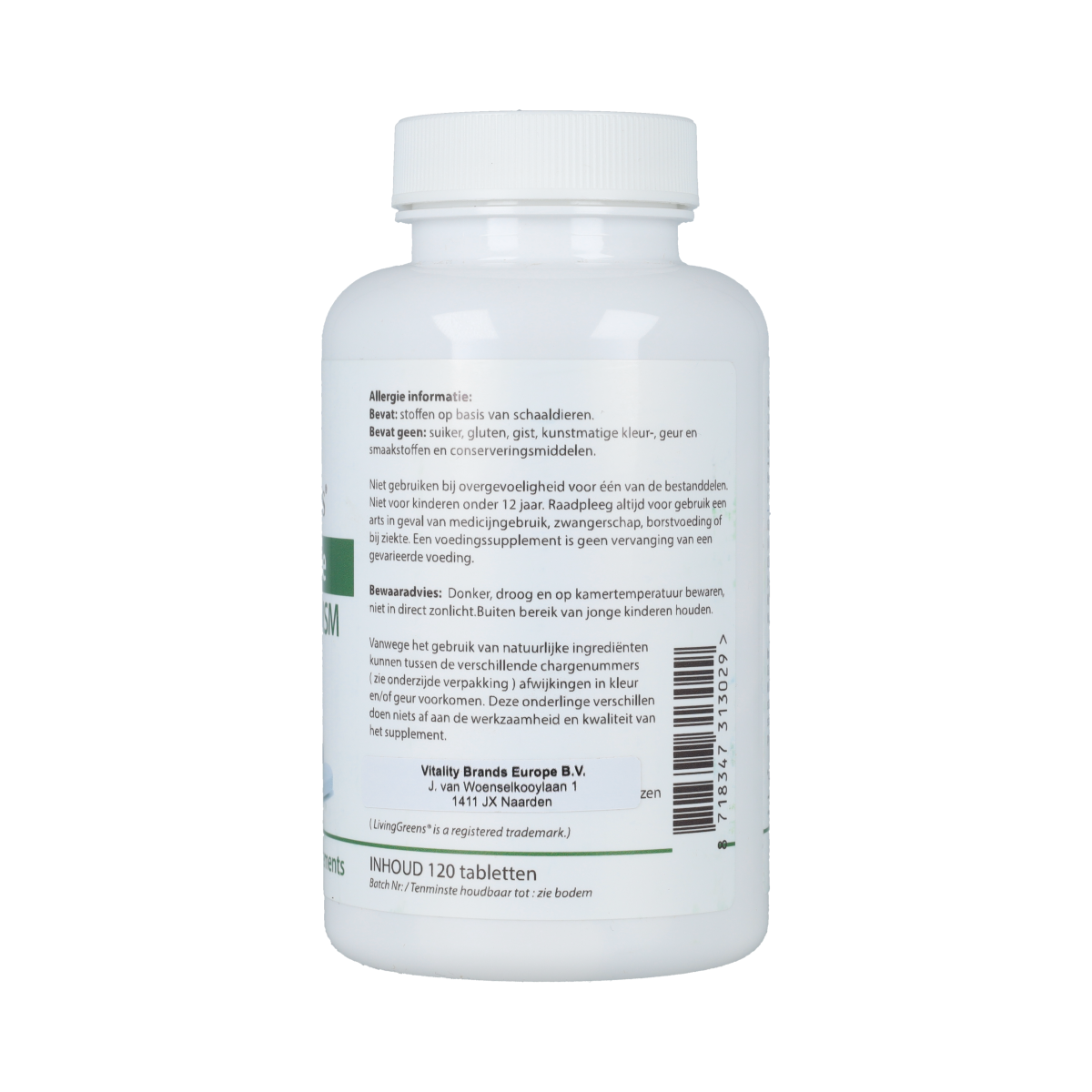Livinggreens Glucosamine chondroitine MSM 120.00 Tabletten
