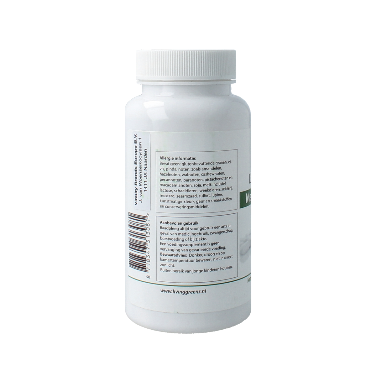Livinggreens Magnesium citraat 400mg 60.00 Tabletten