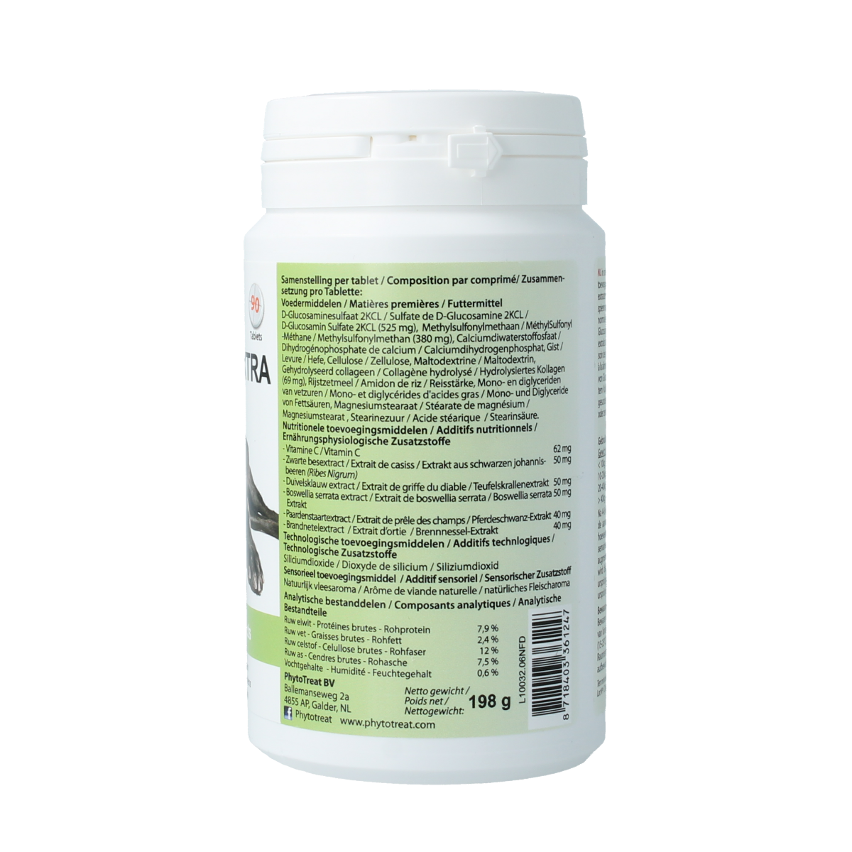 PhytoTreat Glucosamine extra hond 90.00 Tabletten