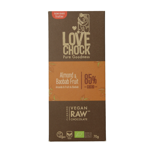 Lovechock Almond baobab bio 70.00 Gram