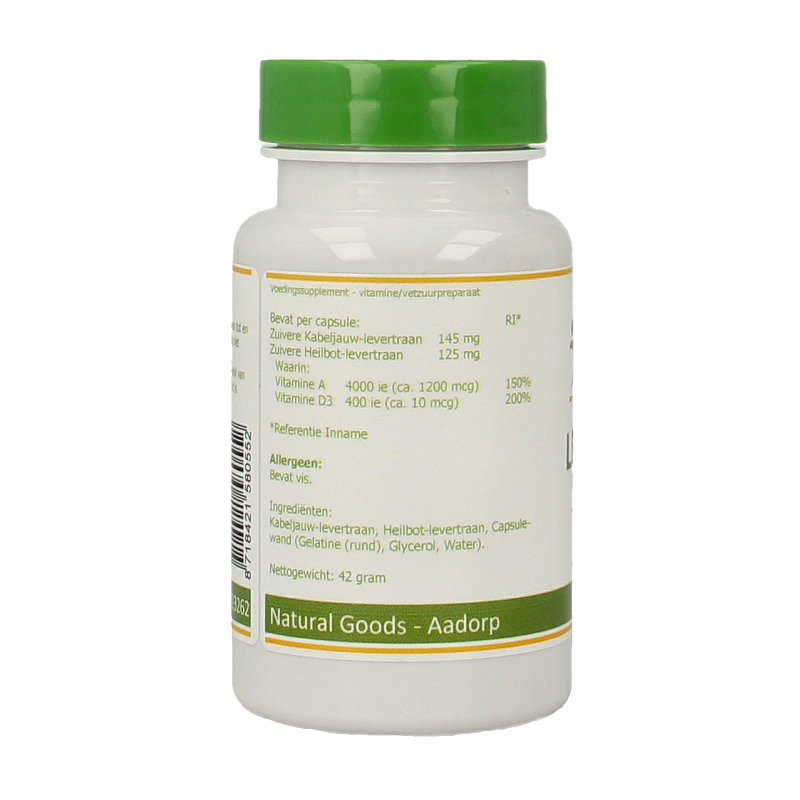 Elvitum  Levertraan A D3 100 Capsules