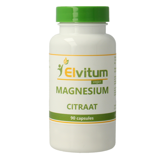 Elvitum  Magnesium citraat 90.00 Vegetarische capsules