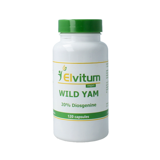 Elvitum  Wild yam 100mg 20% diosgenine 120 Vegetarische capsules