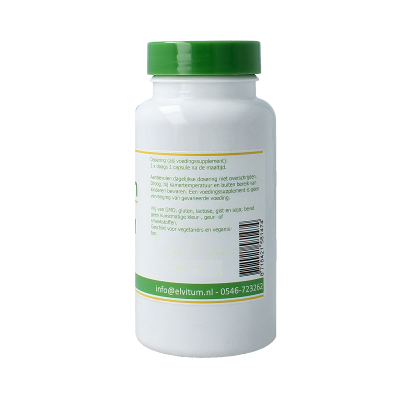 Elvitum  Wild yam 100mg 20% diosgenine 120 Vegetarische capsules