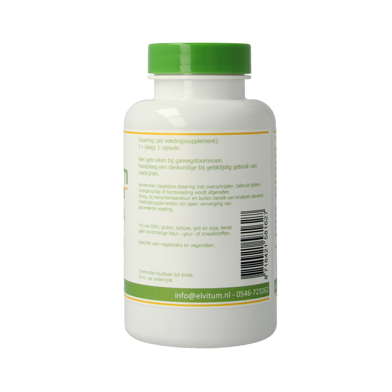 Elvitum  Curcuma complex 90 Vegetarische capsules