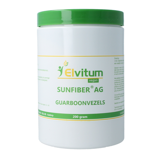 Elvitum  Sunfiber AG guarboonvezels 200 Gram