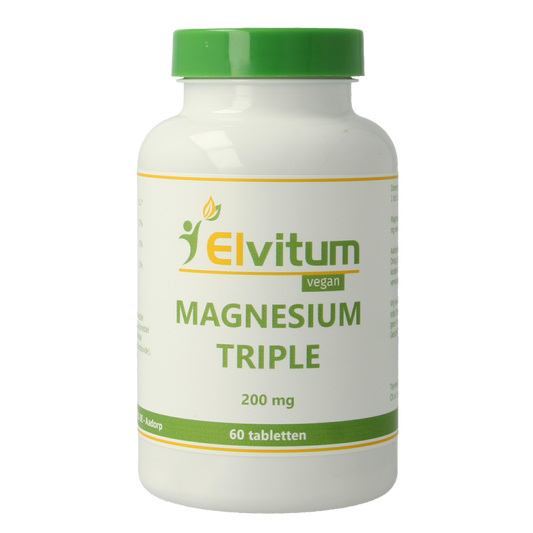Elvitum  Magnesium triple 200mg 60 Tabletten