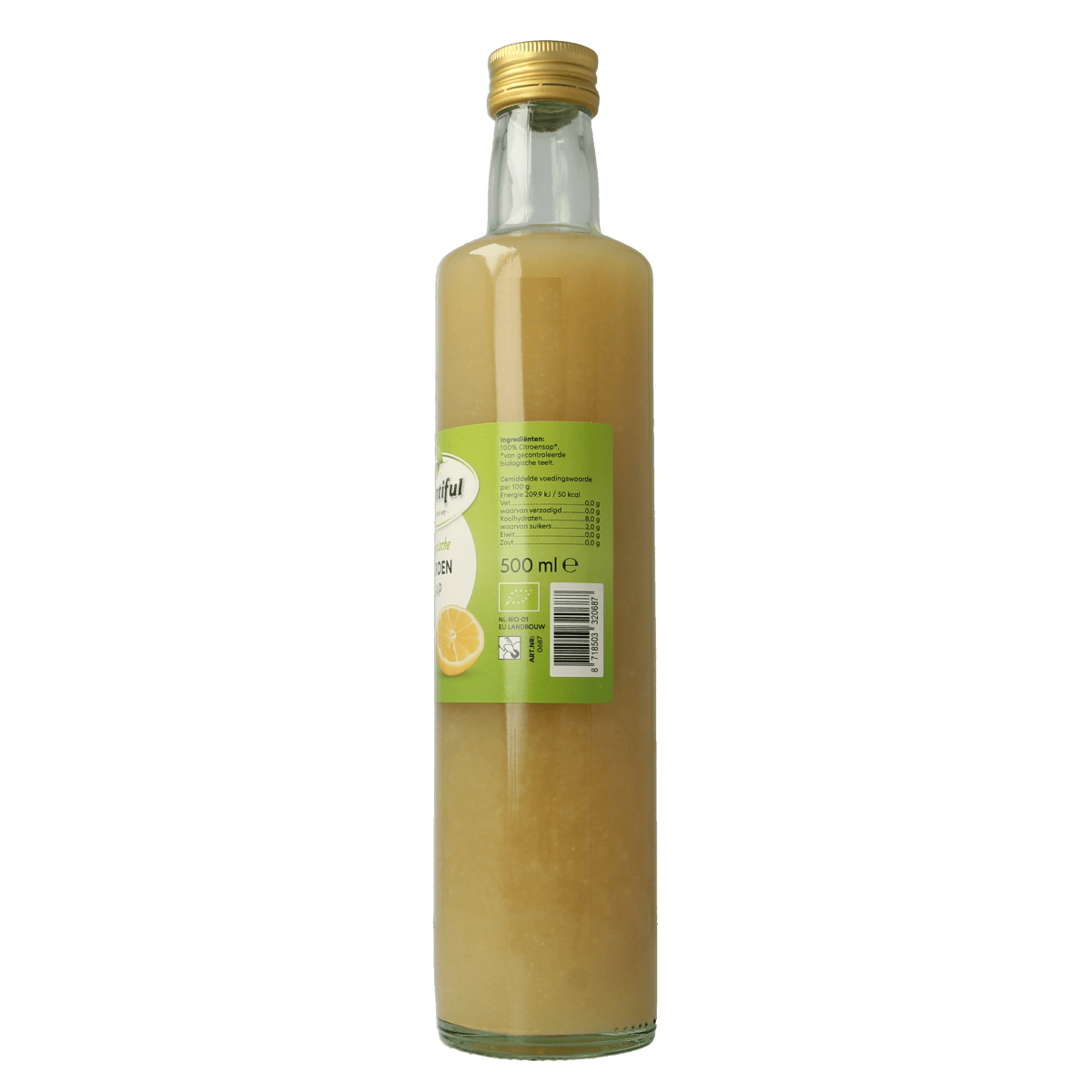 Bountiful Dranken en Sappen 500.00 Milliliter Bountiful Citroensap bio 500.00 Milliliter